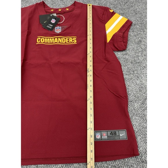 Washington Commanders Authentic Nike Elite Blank Customizable Jersey Size 48 XL - Picture 13 of 14